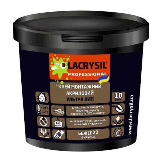 Клей монтажний акриловий Lacrysil Ультра Лип 6 кг