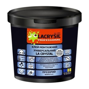 Клей монтажний універсальний Lacrisil La Crystal 5 кг