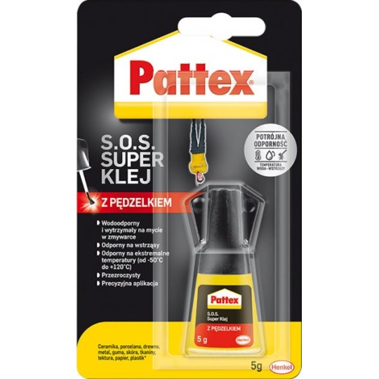 Супер клей гель з пензликом Pattex (бл) 5г