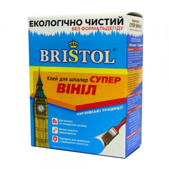 Клей для шпалер Bristol Супер Вініл 300 г