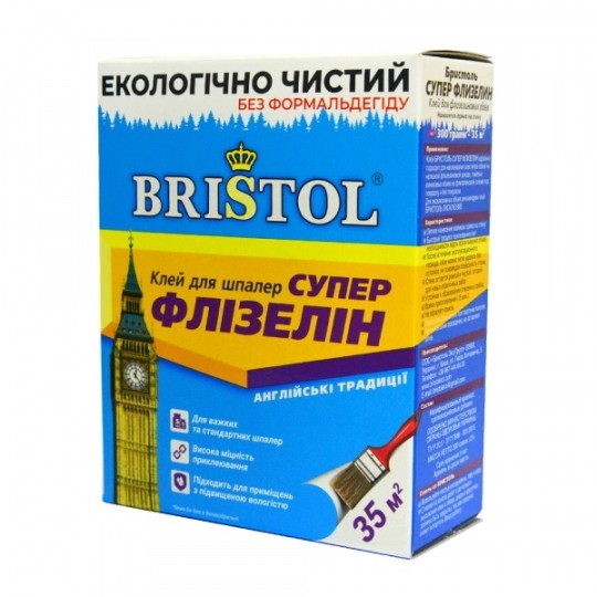 Клей для шпалер Bristol Супер Флізелін 300 г