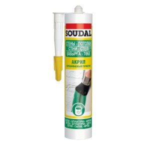 Герметик акриловий Soudal 280 мл тік