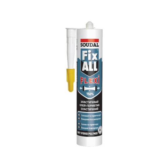 Клей-герметик Soudal Fix All Flexi на основе SMX-Полимеров 290 мл серый