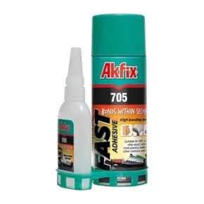 Клей з активатором Akfix для МДФ та дерева 500 мл + 125 г (GA066)