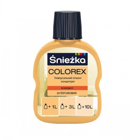 Барвник Sniezka Colorex 20 персиковий 100 мл