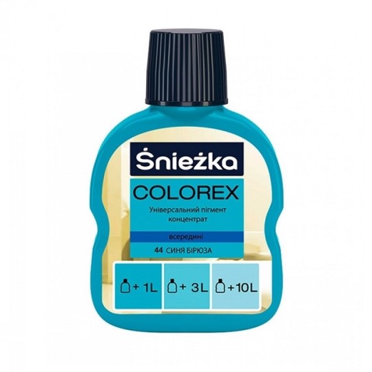Краситель Sniezka Colorex 44 синяя бирюза 100 мл