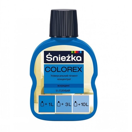 Краситель Sniezka Colorex 51 голубой 100 мл