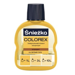 Барвник Sniezka Colorex 63 горіх світлий 100 мл