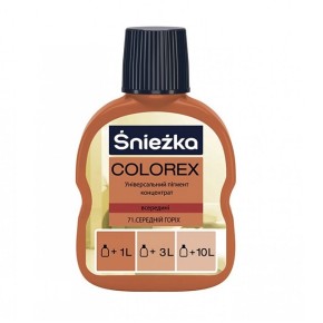 Барвник Sniezka Colorex 71 середній горіх 100 мл