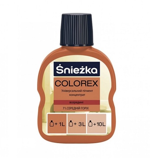 Краситель Sniezka Colorex 71 средний орех 100 мл