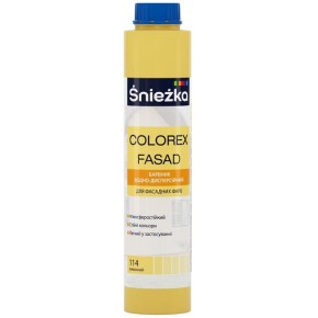 Краситель Sniezka Colorex Fasad 114 лимонный 750 мл