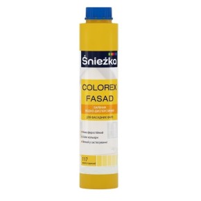 Краситель Sniezka Colorex Fasad 117 желто-горячий 750 мл