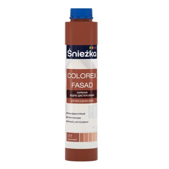 Краситель Sniezka Colorex Fasad 177 терракотовый 750 мл
