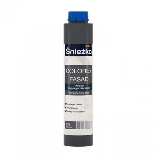 Барвник Sniezka Colorex Fasad 192 графітовий 750 мл
