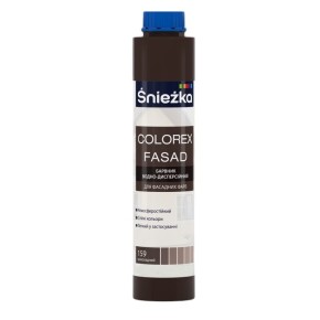 Краситель Sniezka Colorex Fasad 159 шоколадный 750 мл