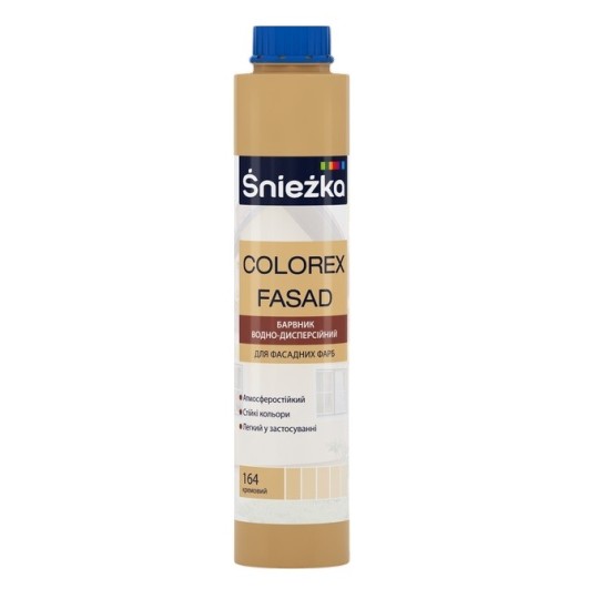 Краситель Sniezka Colorex Fasad 164 кремовый 750 мл