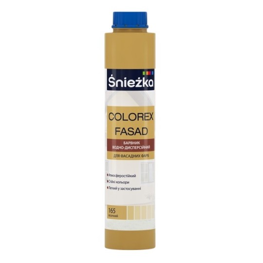 Барвник Sniezka Colorex Fasad 165 пісочний 750 мл