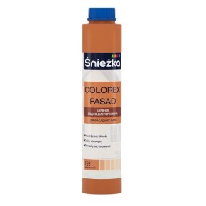 Краситель Sniezka Colorex Fasad 169 персиковый 750 мл
