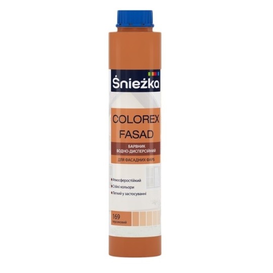 Барвник Sniezka Colorex Fasad 169 персиковий 750 мл