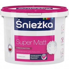 Водоэмульсионная краска Sniezka Super Matt 1.4 кг
