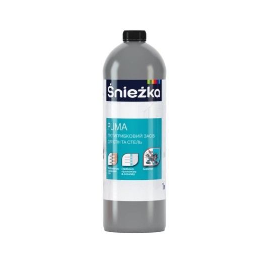 Протигрибковий засіб для стін та стель Sniezka PUMA 1 л (11770)