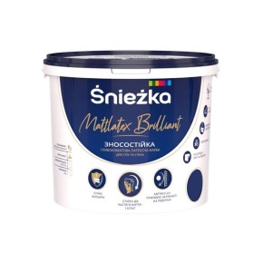 Водоемульсійна фарба Sniezka Mattlatex Brilliant 1 л/1.4 кг