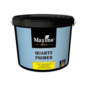 Грунт адгезионный с кварцевым наполнителем "Quartz Primer" TM "Maxima" – 5 л