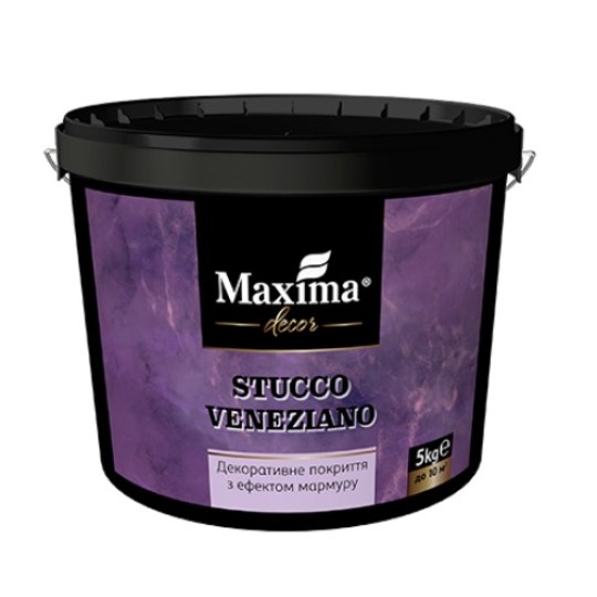 Декоративне покриття з ефектом мармуру Maxima Stucco Veneziano 5 кг