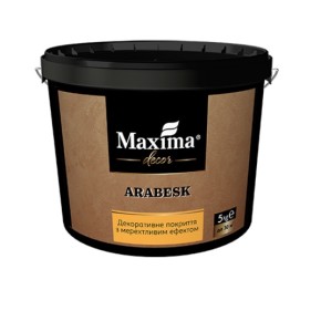 Декоративне покриття з мерехтливим ефектом "Arabesk" TM "Maxima" - 5 кг