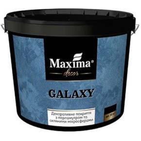  Декоративное покрытие с перламутровым эффектом и стеклянными микросферами "Galaxy" TM "Maxima" - 1 кг