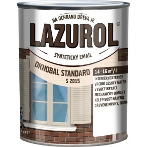 Емаль синтетична Lazurol Oknobal Standart 100 біла 0.6 л (S2015)