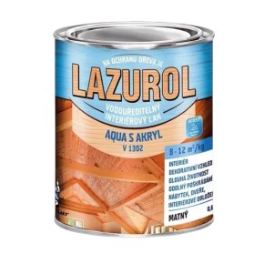 Лак акриловий Lazurol Aqua S Akryl Матовий 0.6 кг (V1302)
