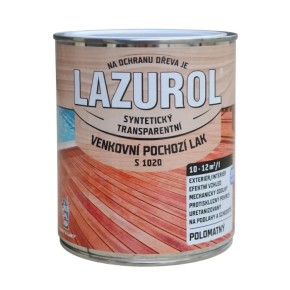 Лак уретановий Lazurol Lak Pochozi Venkovni Polomatny 4 л (S1020)