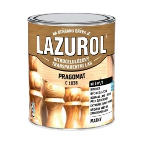 Лак нітроцелюлозний Lazurol Pragomat матовий 4 л (C1038)
