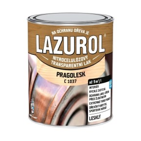 Лак нітроцелюлозний Lazurol Pragolesk глянсовий 0.75 л (C1037)