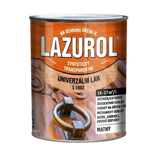 Лак універсальний Lazurol Lak Univerzalni 0001 Matny 4 л (S1002)