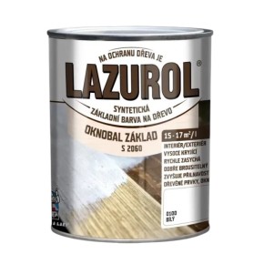 Фарба-грунт синтетична Lazurol Oknobal Zaklad 0100 Bily 0.6 л (S2060)