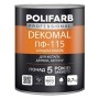 Емаль алкідна Polifarb DekoMal ПФ-115 світло-блакитна 2.7 кг