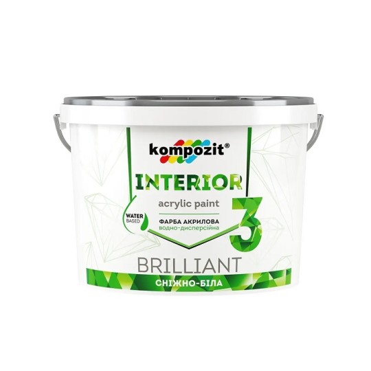 Фарба інтер'єрна INTERIOR 3 "Kompozit" (1,4 кг)