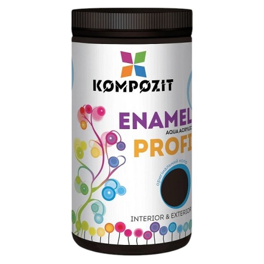 Эмаль акриловая Kompozit Profi глянцевая синяя 0.7 л