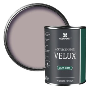 Эмаль акриловая Kompozit Velux шелковисто-матовая 105 миндаль 0.75 л