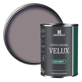Эмаль акриловая Kompozit Velux шелковисто-матовая 107 дюна 0.75 л