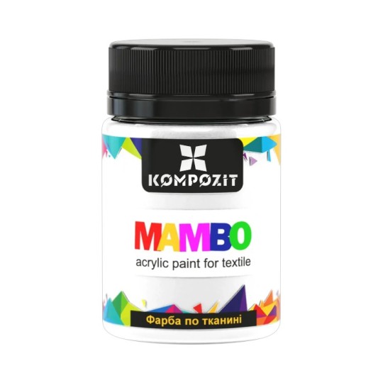 Фарба по тканині ART Kompozit Mambo 50 мл біла