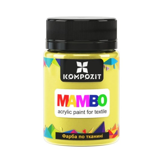 Фарба по тканині ART Kompozit Mambo 50 мл жовто-лимонний
