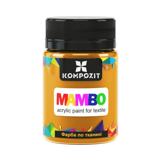 Фарба по тканині ART Kompozit Mambo 50 мл вохра жовтий