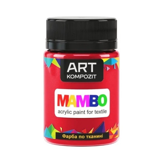 Фарба по тканині ART Kompozit Mambo 50 мл червона