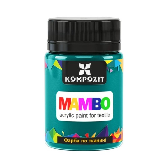 Фарба по тканині ART Kompozit Mambo 50 мл зелений темний