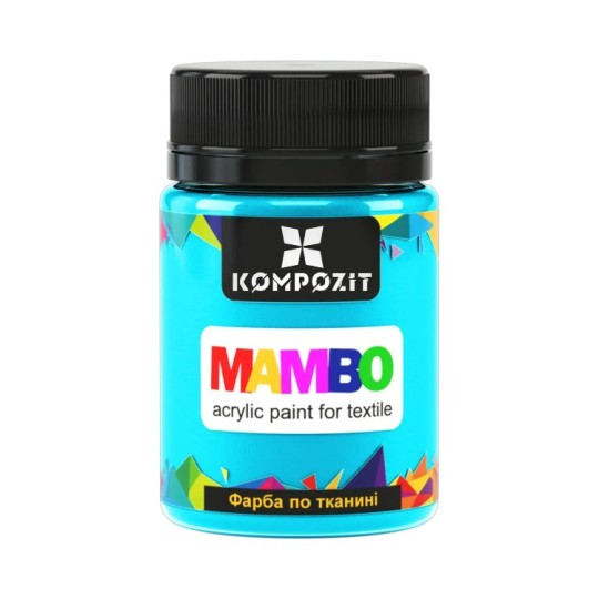 Фарба по тканині ART Kompozit Mambo 50 мл бірюзовий