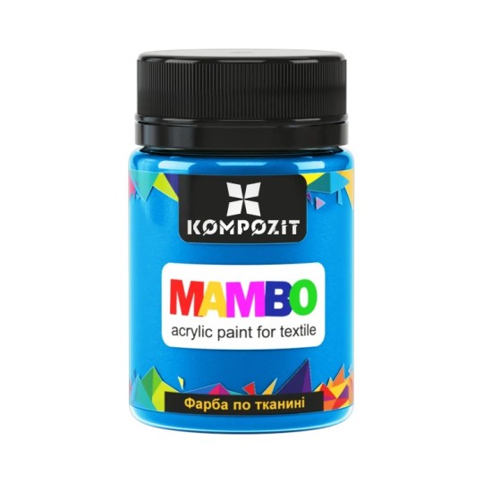 Фарба по тканині ART Kompozit Mambo 50 мл синій світлий
