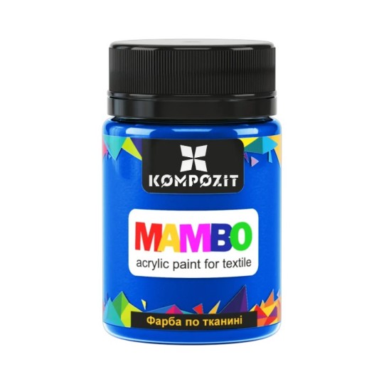 Фарба по тканині ART Kompozit Mambo 50 мл синій темний
